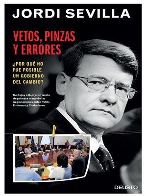 cover image of Vetos, pinzas y errores